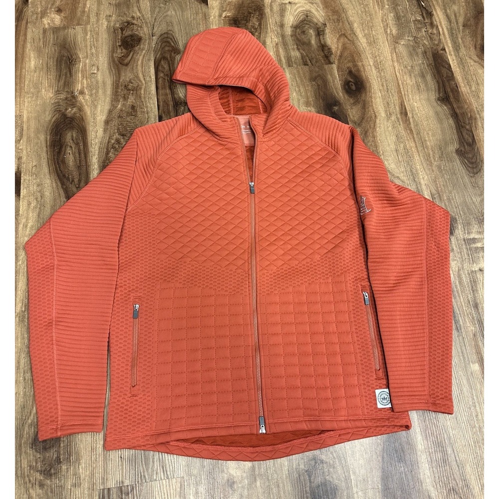 Peter Millar Granny White Pike Orion Performance Crown Hoodie Jacket Large